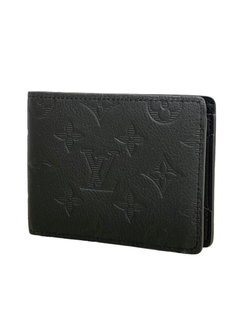 Louis Vuitton Wallet Monogram Shadow Portefeuille Multiple Black